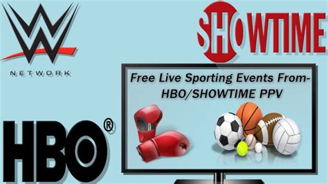 streaming ppv sporting events